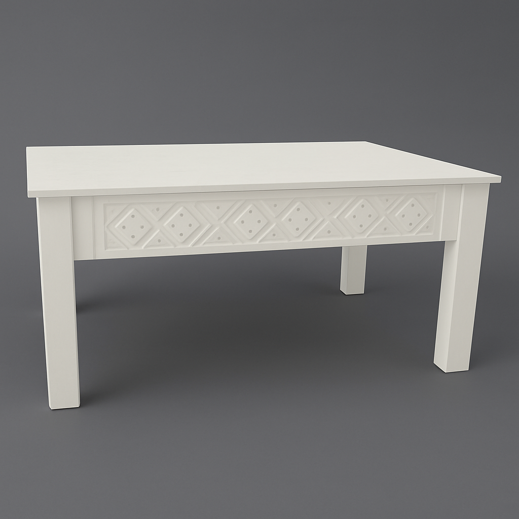 MESA RATONA MARROQUI 60X90X40 BLANCA
